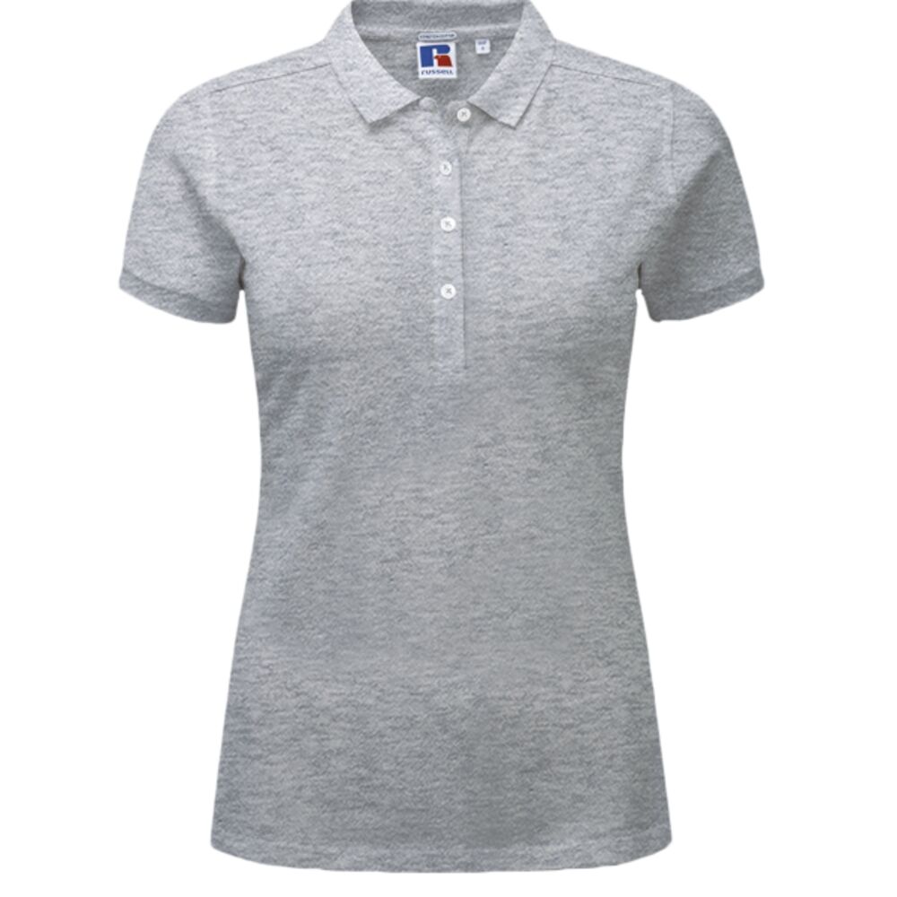 Russell Ladies Stretch Piqué Polo Shirt Thumbnail