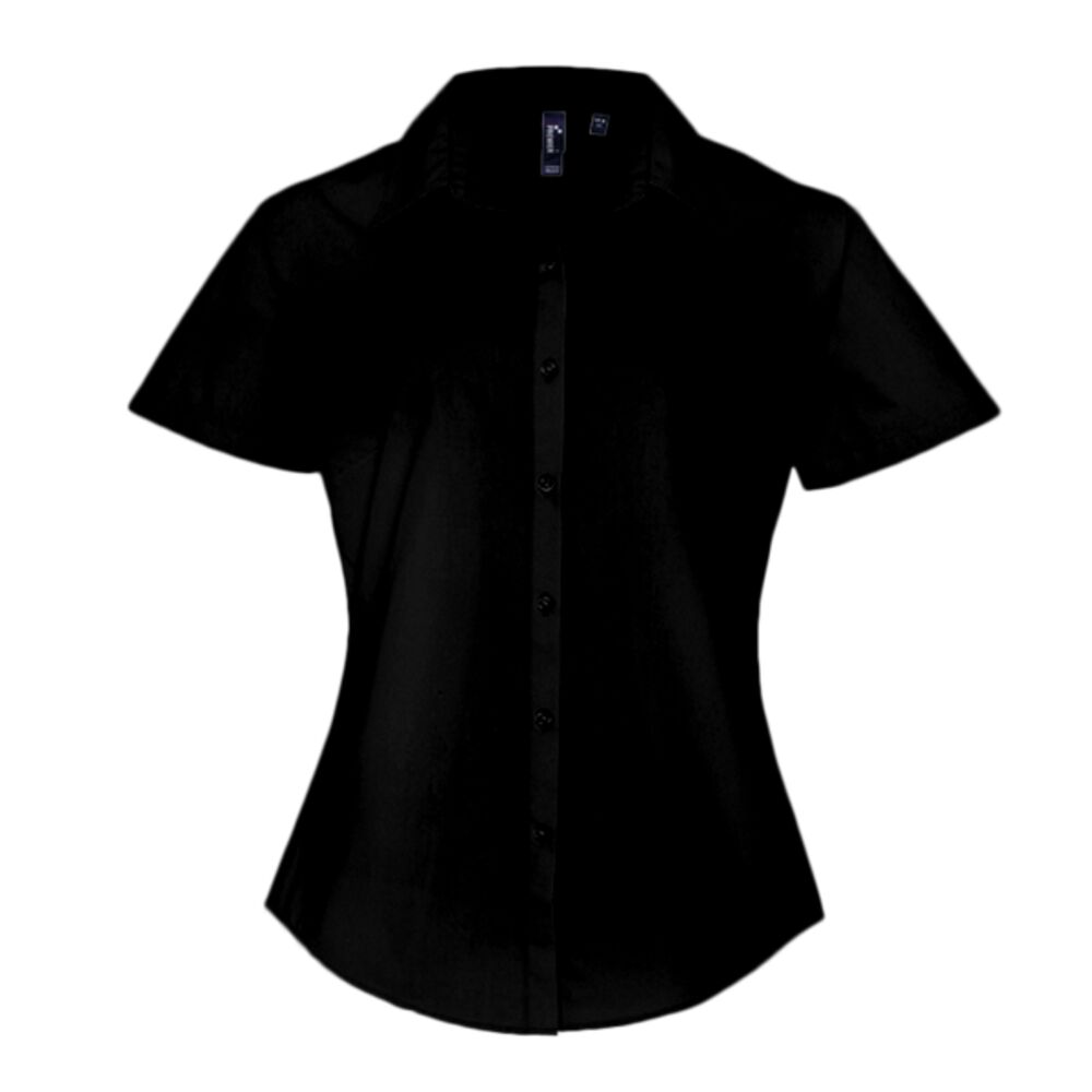 Premier Ladies Supreme Short Sleeve Poplin Shirt Thumbnail