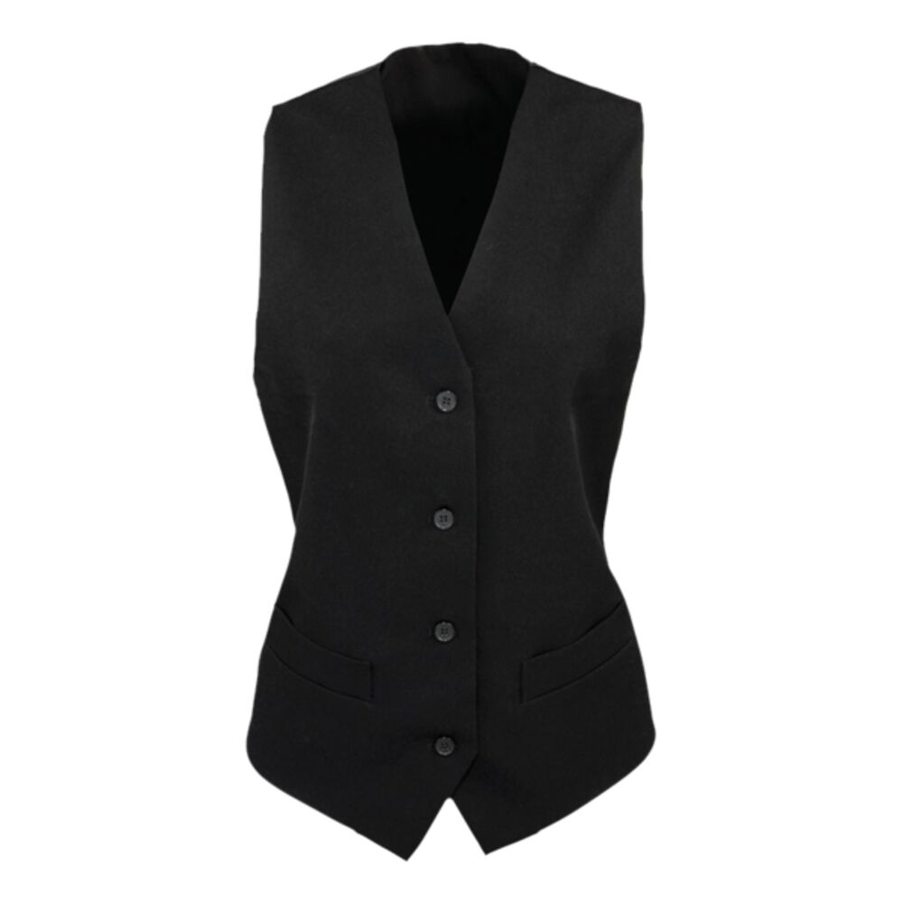 Premier Ladies Lined Waistcoat Thumbnail