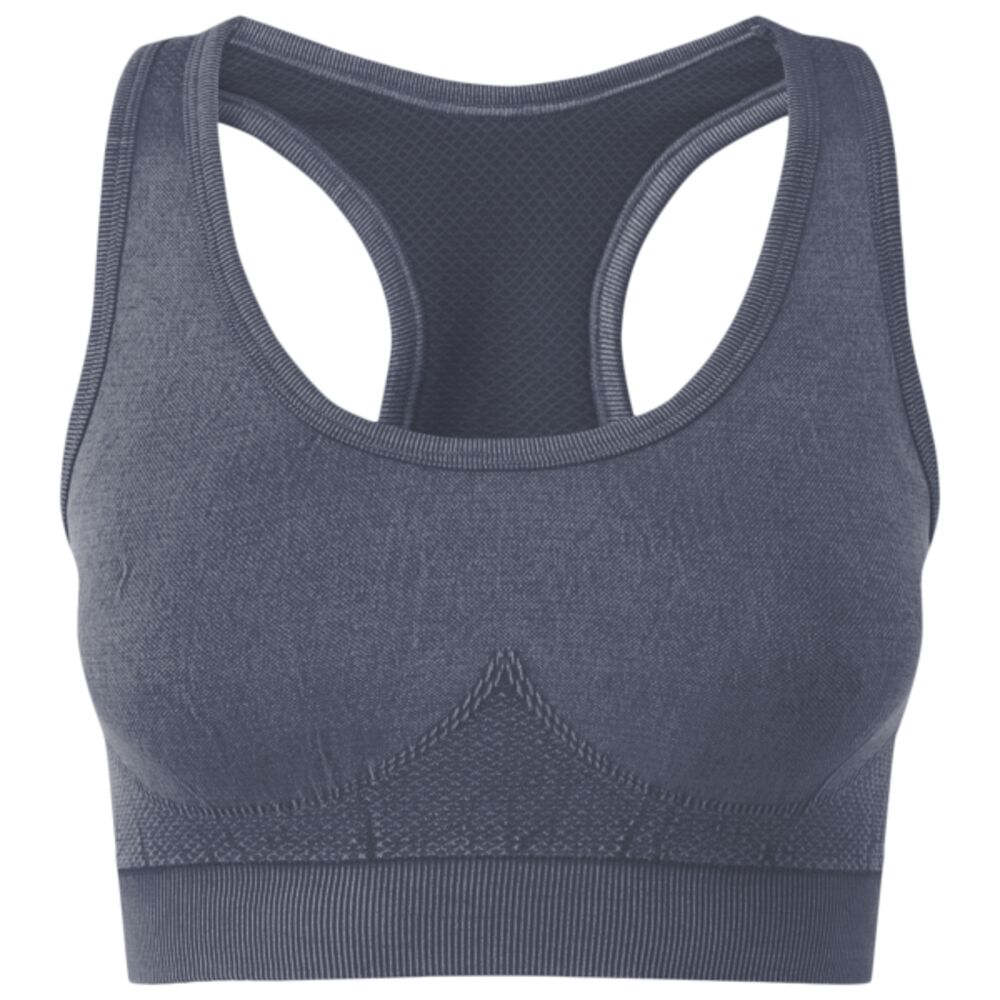 TriDri® seamless '3D fit' multi-sport denim look bra Thumbnail